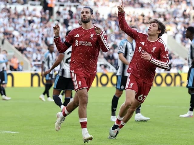 NEWCASTLE:Liverpool midfielder Dominik Szoboszlai scored a penalty with the last kick of the game