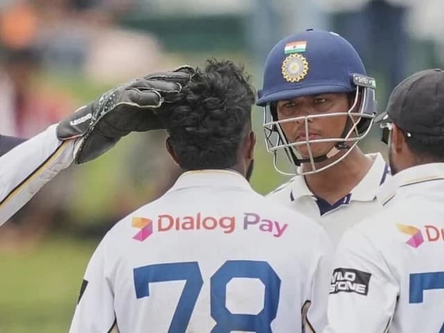 India batsman Yashasvi Jaiswal and Sri Lanka fast bowler Asitha Fernando have each been fined 25