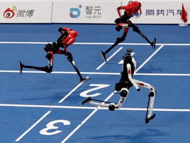 China’s record robotic strides show the limits of human speed