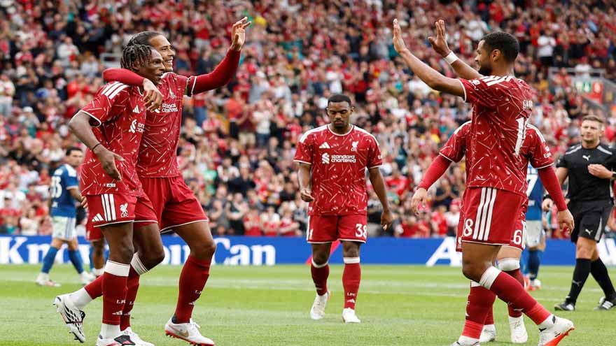 Liverpool captain Virgil van Dijk calls for patience as new-look defence integrates